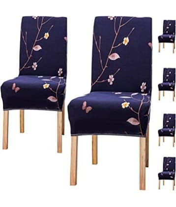 House Of Quirk 1 Seater Polyester Chair Cover ( Pack of 6 )