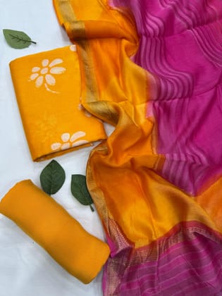 Maheshwari Silk Suit Set