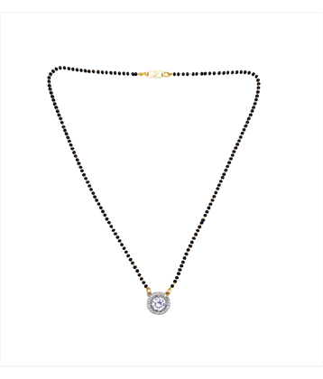 gilher - White Mangalsutra ( Pack of 1 )