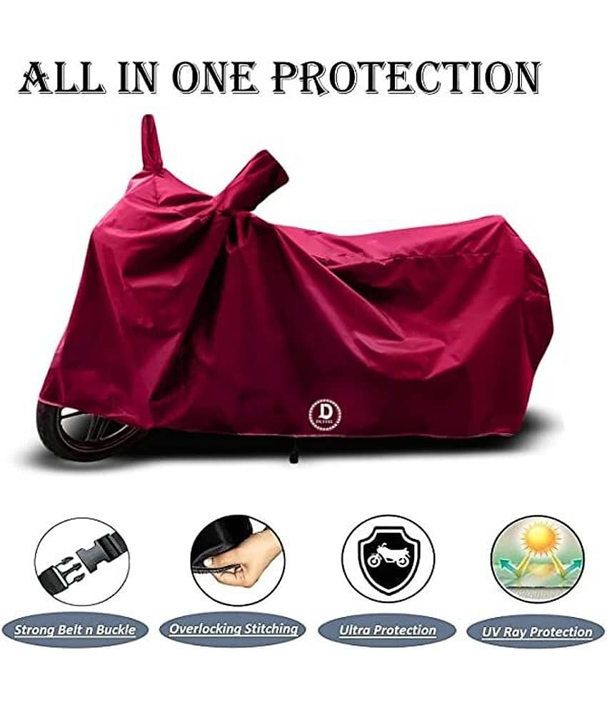 EGAL Bike Body Cover for Hero ( Pack of 1 ) , Maroon