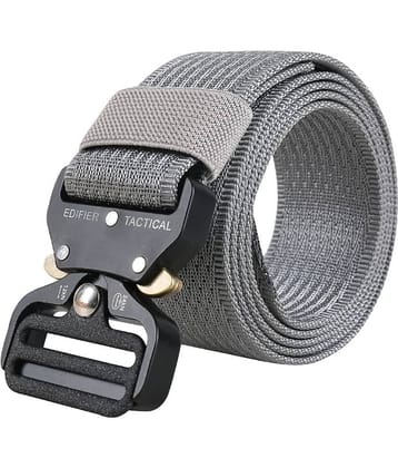 Edifier - Light Grey Nylon Men's Casual Belt ( Pack of 1 )