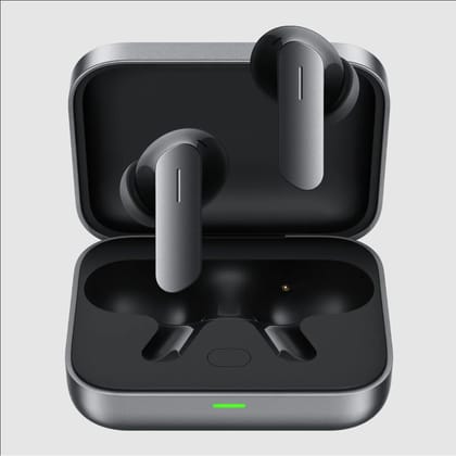 realme Earbuds Air 7 True Wireless,12.4mm Dynamic Bass Drivers,52Hrs Playtime,52dB Hybrid ANC,6 Mic ENC,45ms Low Latency,360° Spatial Audio,Hi-Res LHDC,IP55 Dust & Water Resistant,BT v5.4(SlateGrey) Slate Grey / One Size