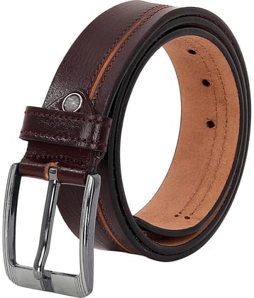 Leather World - Leather Men's Casual Belt ( Pack of 1 )