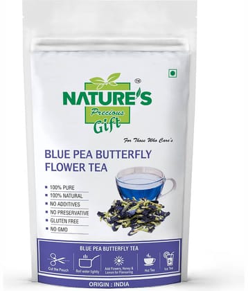 Nature's Gift Dried Butterfly Pea Flower Tea Loose Leaf 100 gm