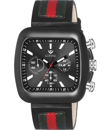 Lorenz Multicolor Leather Analog Men's Watch