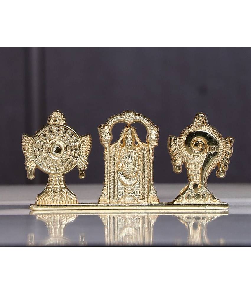 KridayKraft Aluminium Balaji Idol ( 5 cm )