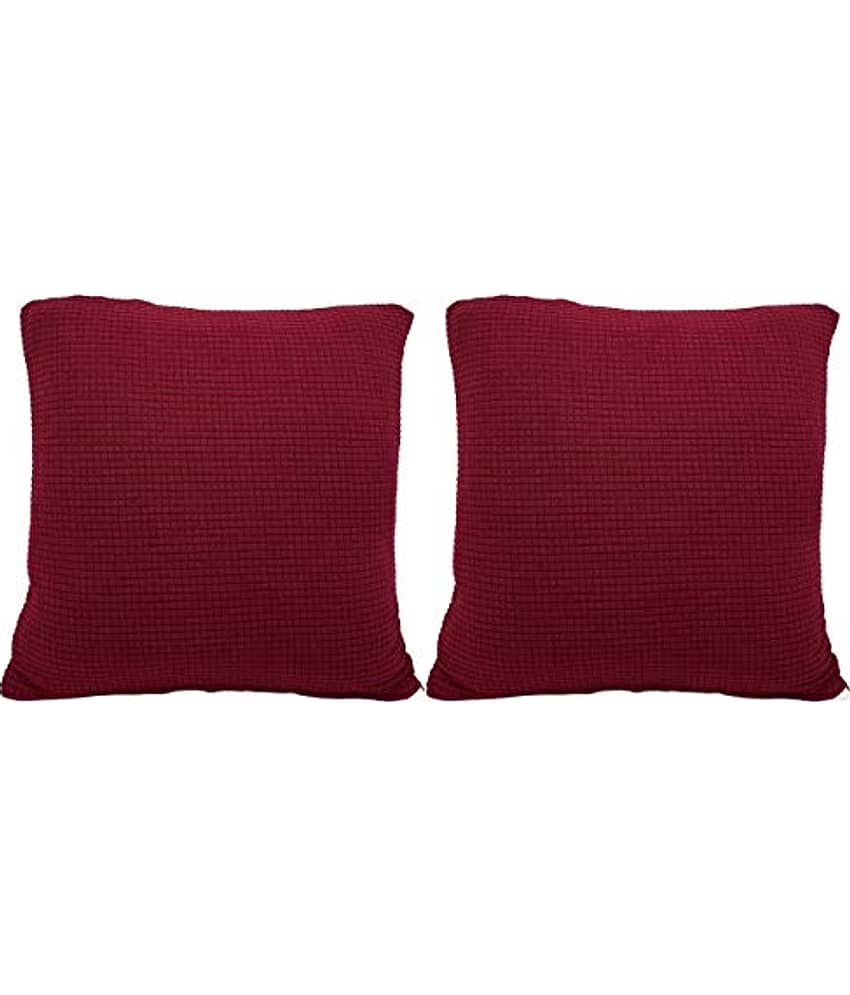 House Of Quirk Set of 2 Polyester Cushion Covers 40X40 cm (16X16)
