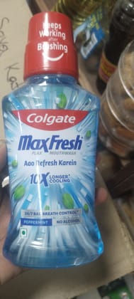 Colgate Max Fresh mouthwash  Peppermint 