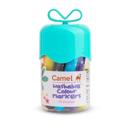 Camel Washable Colour Markers 12 shades