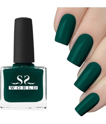 ssworld Mystique Green Nail Polish 15 ( Pack of 1 )
