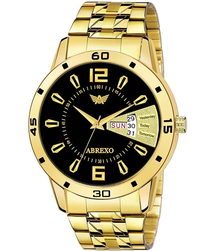 Abrexo Gold Stainless Steel Analog Men's Watch