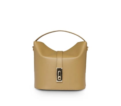 MAE BUCKET BAG-OCHRE