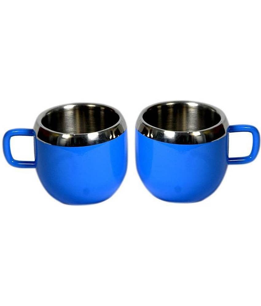 Dynore Steel Tea Cup 2 Pcs