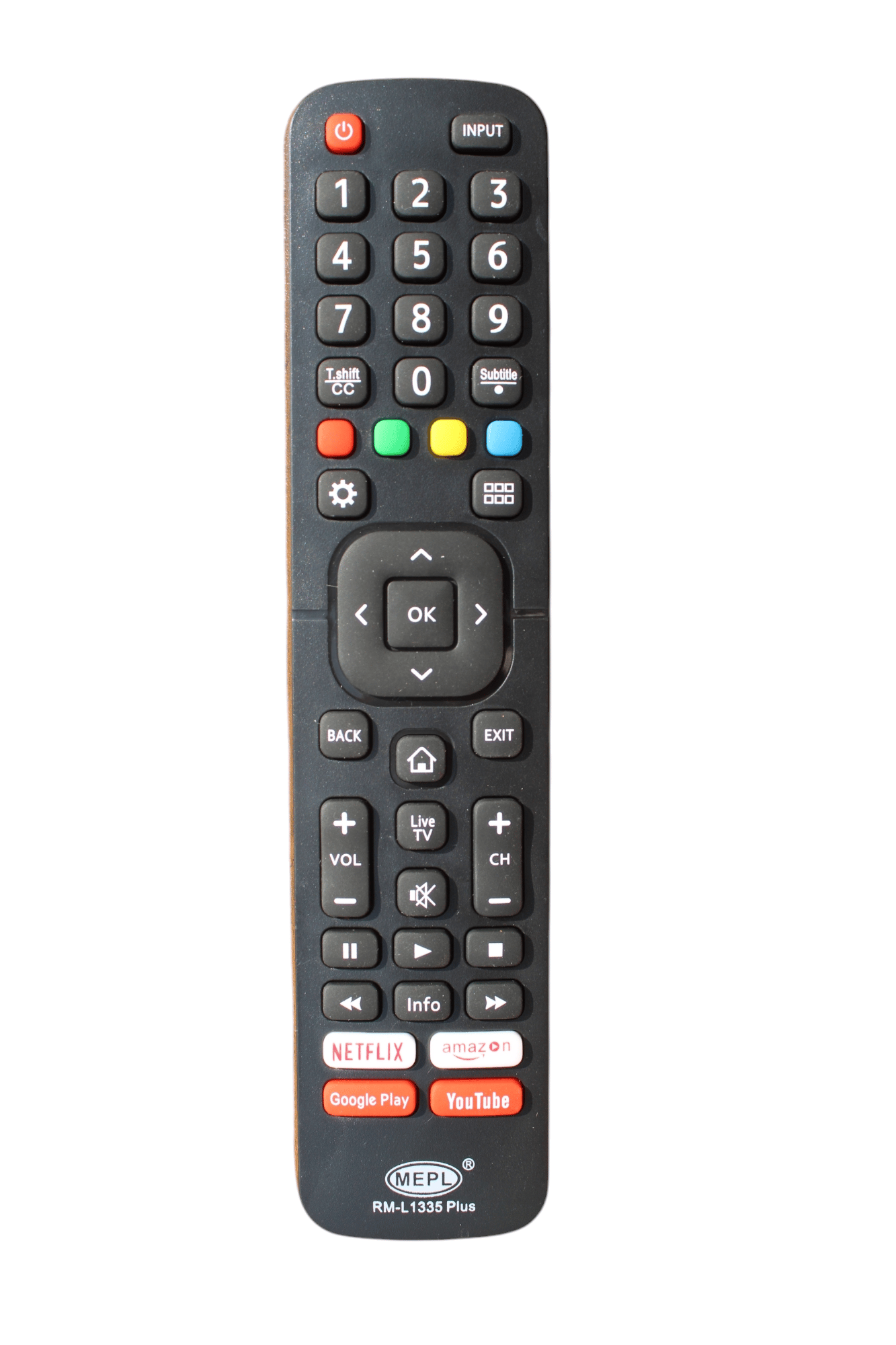 V3Deals Compatible VU/LloydTv/HisenseTv/China/Chinese Original Long Common Remote Control for LCD/LED Smart TVs | Non Voice | Exactly Same Remote Will Work Only (VU L1335 Plus)