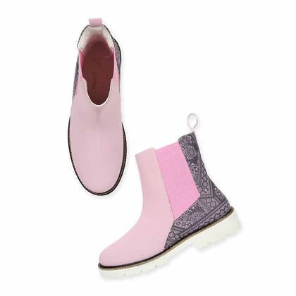 Women Printed Boots-Rose Shadow / 3