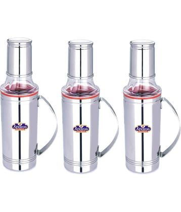 APEIRON Steel Oil Container/Dispenser Set of 3 500 mL