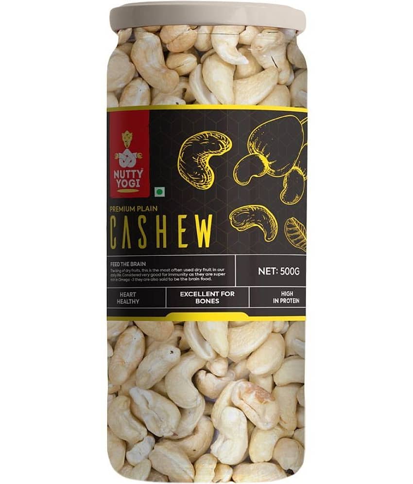 Nutty Yogi Plain Cashews 500 gm