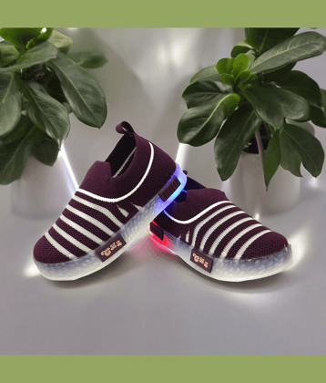 COOLZ - Purple Boy's LED Shoes ( 1 Pair )
