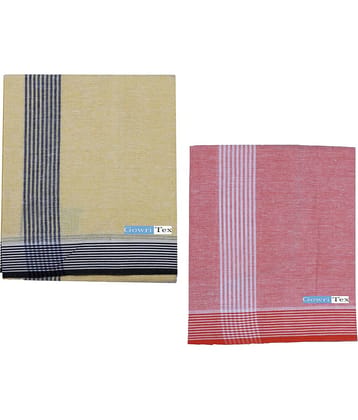 GOWRI TEX Cotton Men's Lungi Multicolor ( Pack of 2 )