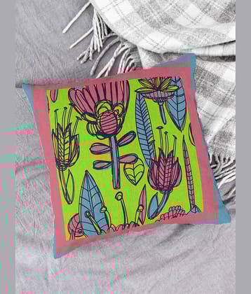 Houzzcode - Water Repellent Multi Polyester Pillow Covers 40x40x3 ( Pack of 1 )