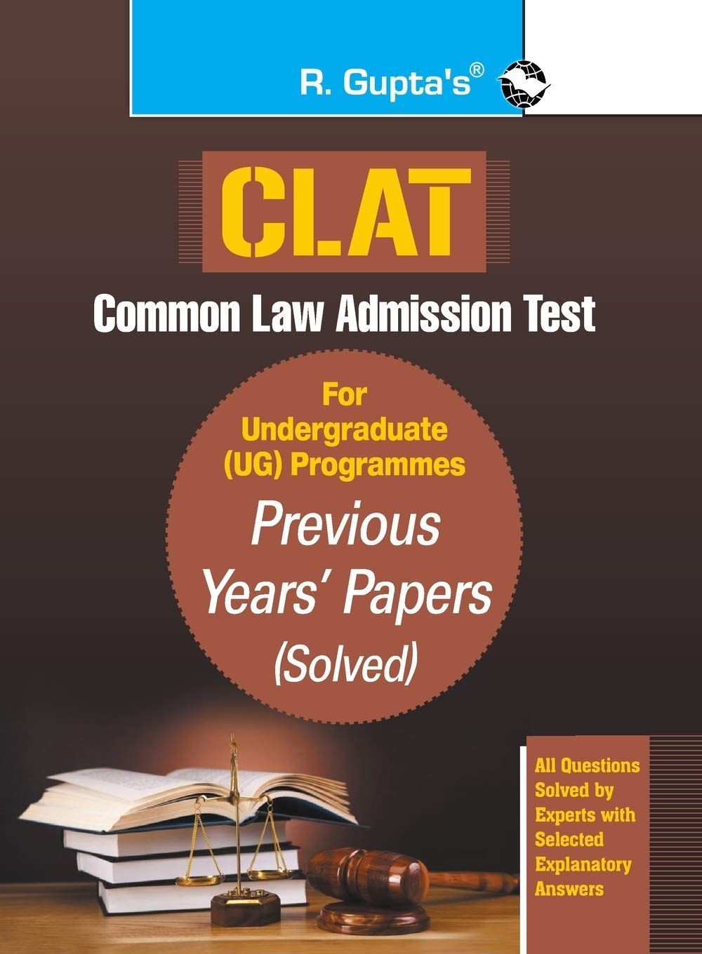 CLAT: Common Law Admission Test For UG Programmes Previous Years' Papers Solved English, Paperback, RPH Editorial Board [Paperback] [Feb 24, 2025] RPH Editorial Board