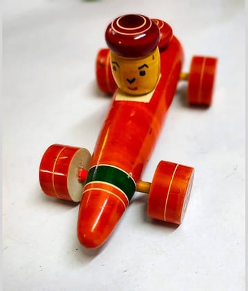 PETERS PENCE WOODEN  BIG  JET CAR  TOY FOR KIDS  PULL ALONG GAME