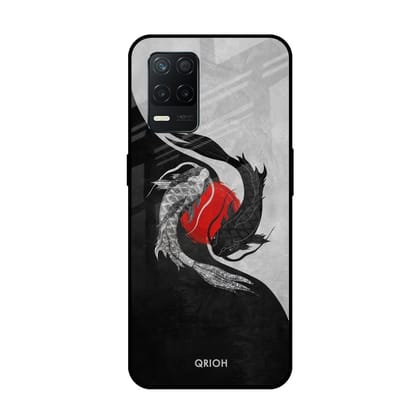 Japanese Art Glass Case for Realme 8 5G