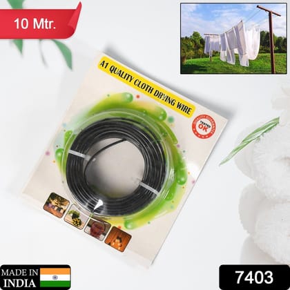 High-Quality Cloth Drying & Gardening Wire (10M)