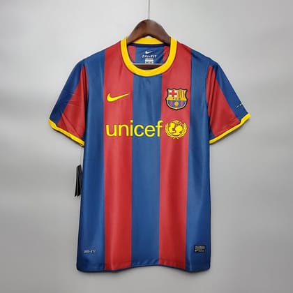 Barcelona 2010-11 Home Retro Jersey-S