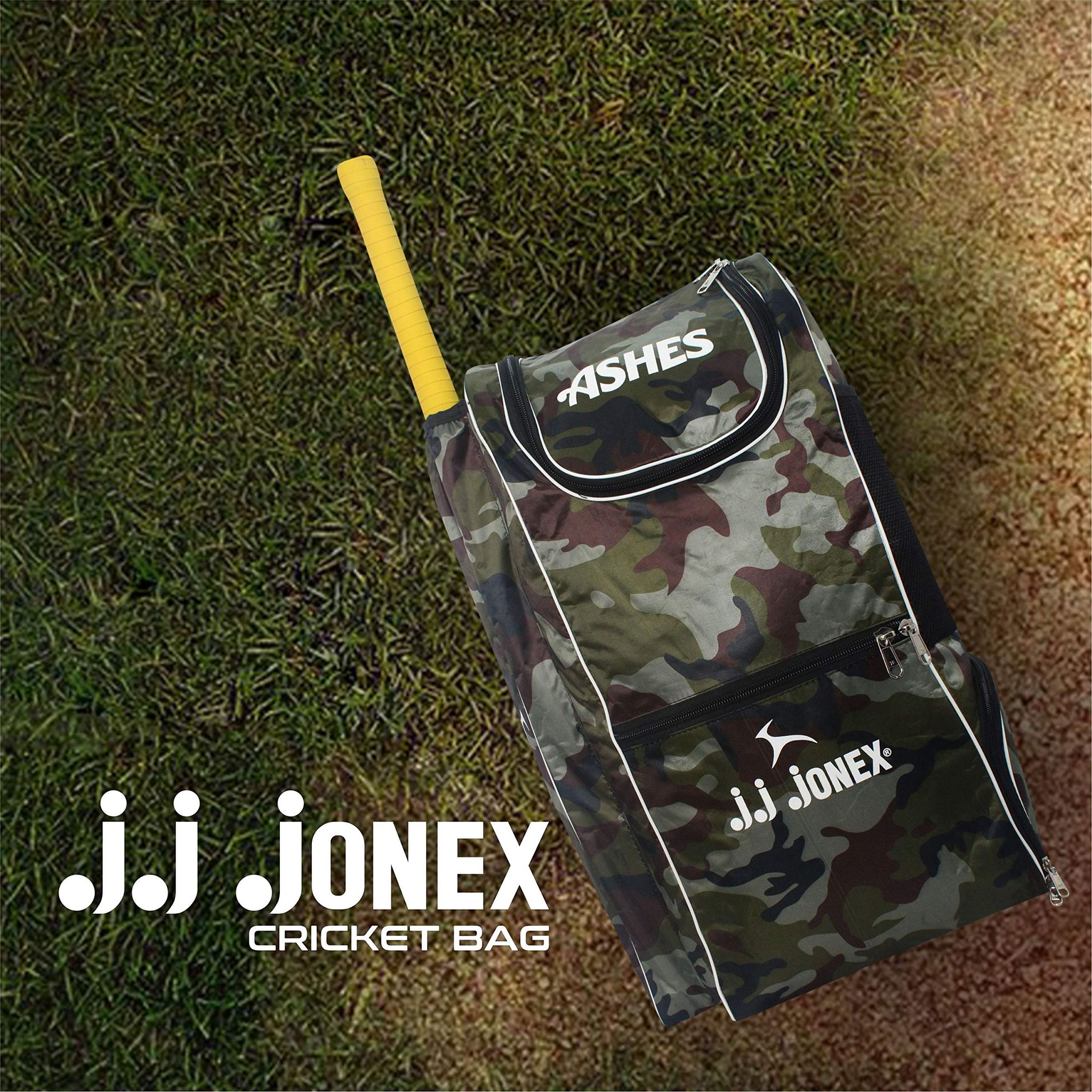 JJ Jonex Jonex Ashes Cricket Kit Bag with Shoe Compartment (Green)