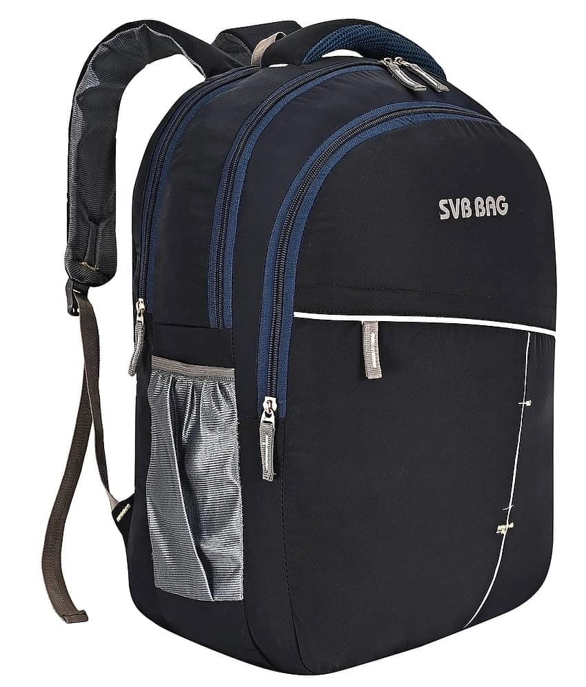 SVB BAG 30 Ltrs Polyester Backpack *For Boys & Girls ( Blue ) - Blue
