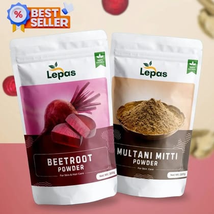Beetroot Multani Mitti Powder Face Pack COMBO
