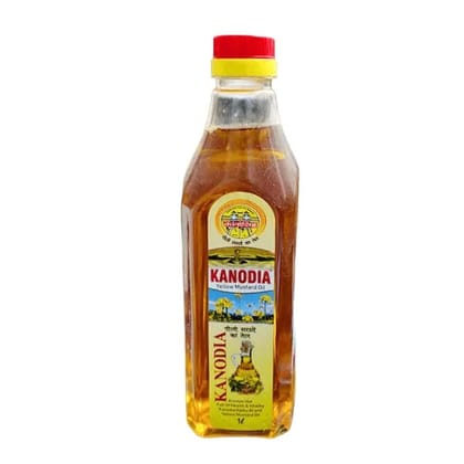 Kanodia yellow mustard oil 1 ltr