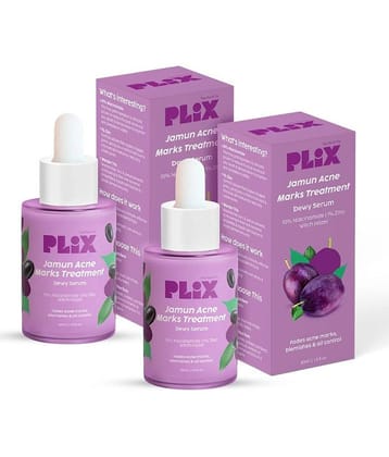 Plix 10% Niacinamide Jamun Face Serum For Acne Marks & Oil Control Skin Clarifying Serum(Pack Of 2)