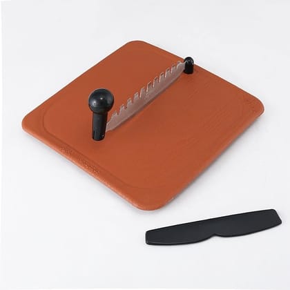 Anjali - FC02 Deluxe Fantastique Plastic Vegetable And Fruit Cutter (Brown, Silver, Small)