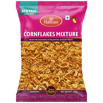 Haldirams Namkeen - Cornflakes Mixture (Del), 200 G Pouch