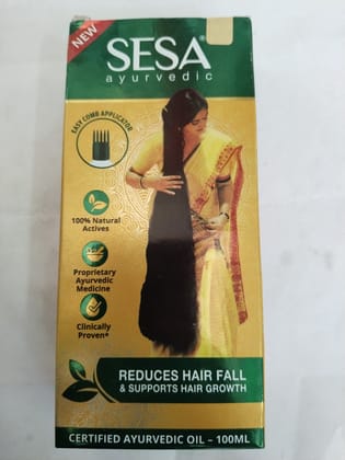 Sesa Ayurvedic Reduces hair fall & supports hair growth oil 