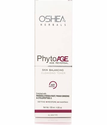 Oshea Herbals PhytoAge Skin Balancing Cleansing Toner 120milliliters