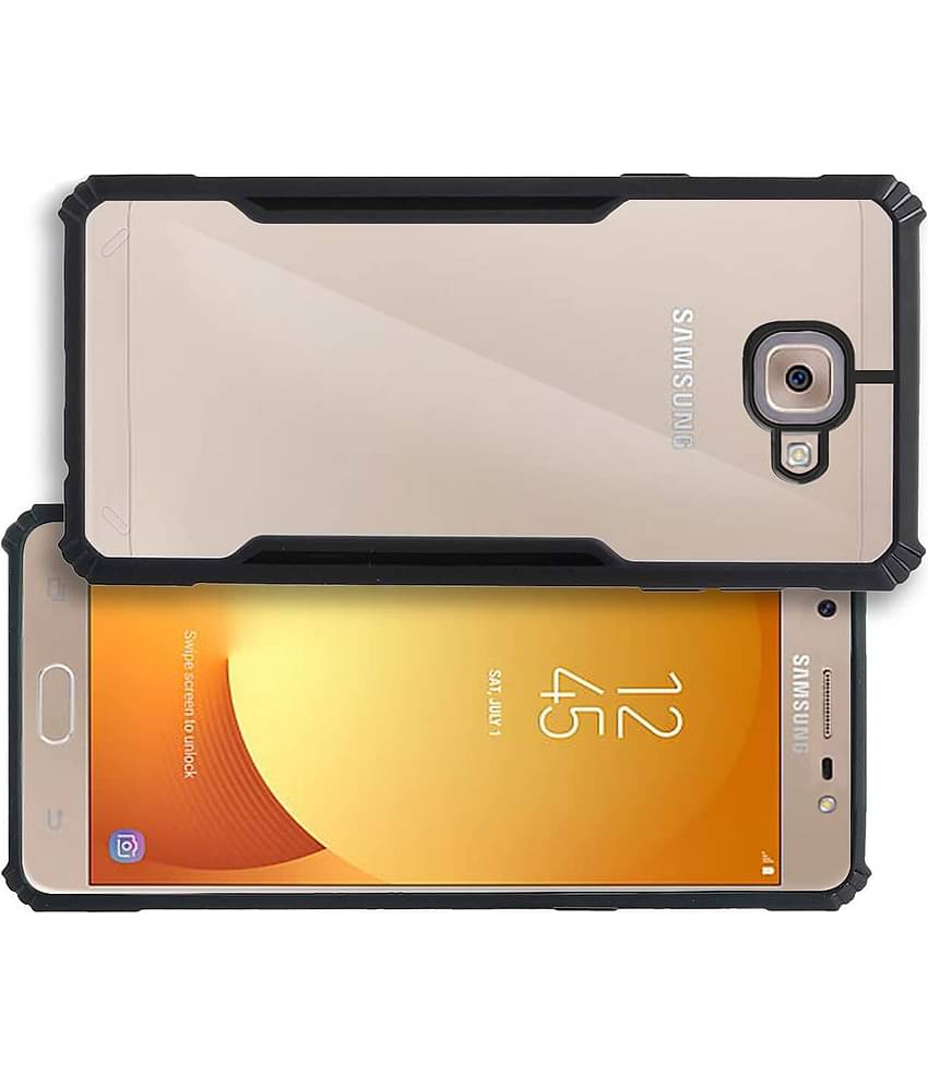VAKIBO Plain Cases Compatible For Rubber Samsung Galaxy J7 Max ( Pack of 1 )