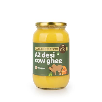 Conscious Food Desi A2 Cow Ghee 1 Ltr