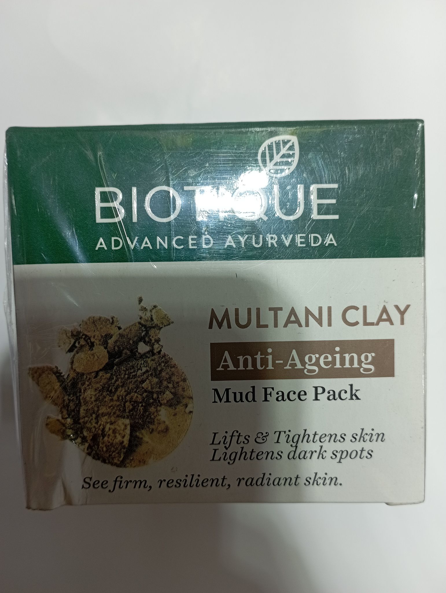 BIOTIQUE ADVANCED AYURVEDA MULTANI CLAY ANTI AGEING MUD FACE PACK 50 G