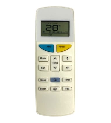 AC Remote No. 255 Compatible-Replacement for Bluestar AC Remote Control (White)