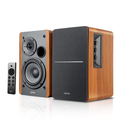 Edifier R1280DBs Active Bluetooth Bookshelf Speakers- Brown