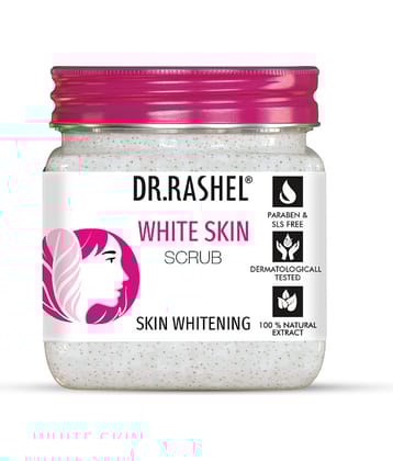 DR.RASHEL WHITE SKIN SCRUB for MEN and WOMEN (380 ml, Pack of 1)