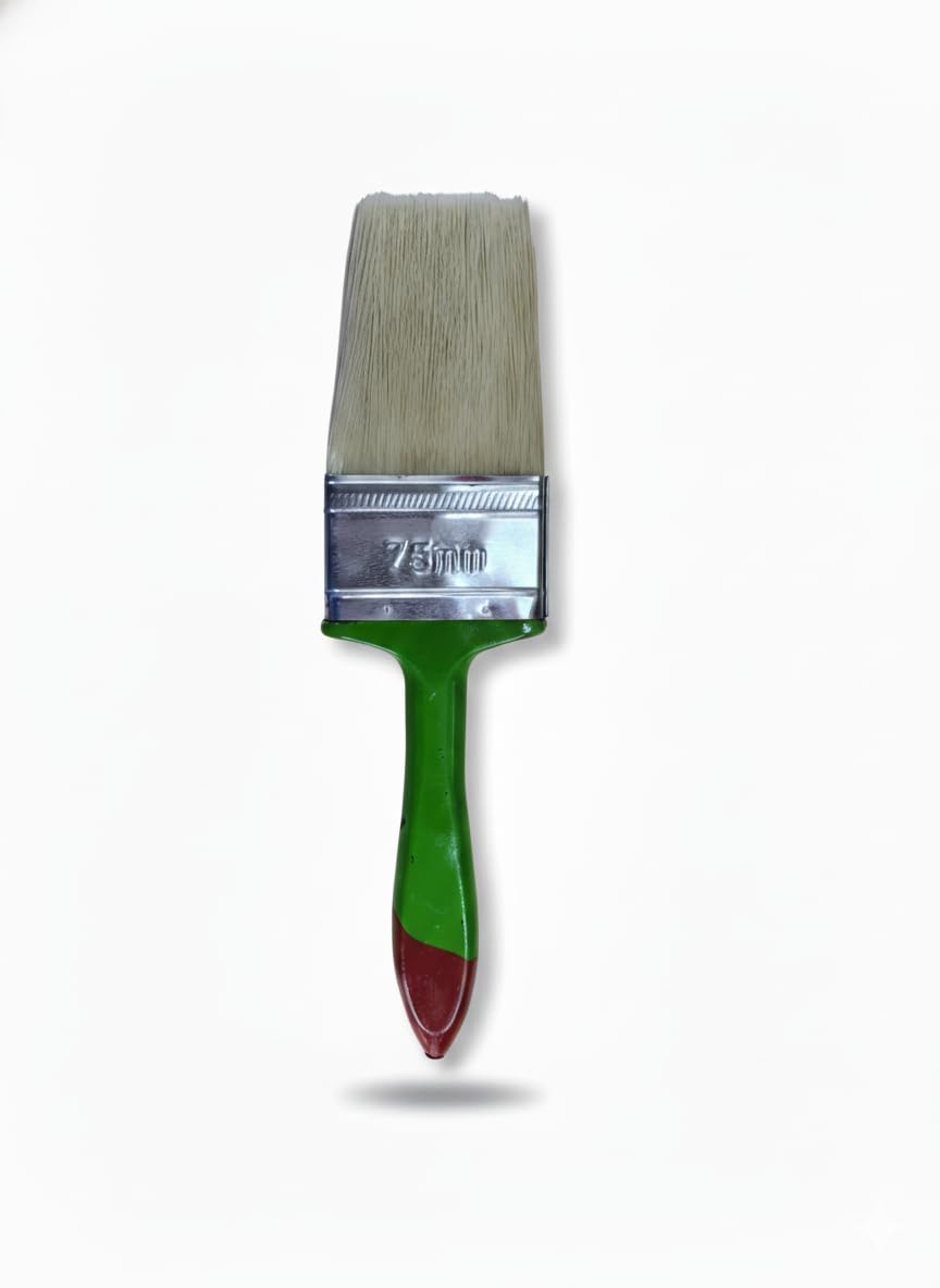 Heavy Duty 3 Inch (75 mm) Paint Brush  Wide Coverage, Long-Lasting Bristles for All Paint Types