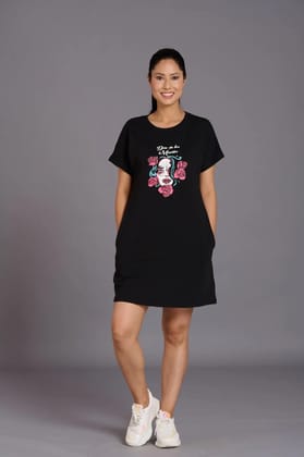Dia De Los Muertos Black Dress for Women
