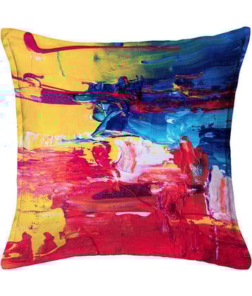 Houzzcode - Water Repellent Multi Polyester Pillow Covers 40x40x3 ( Pack of 1 )