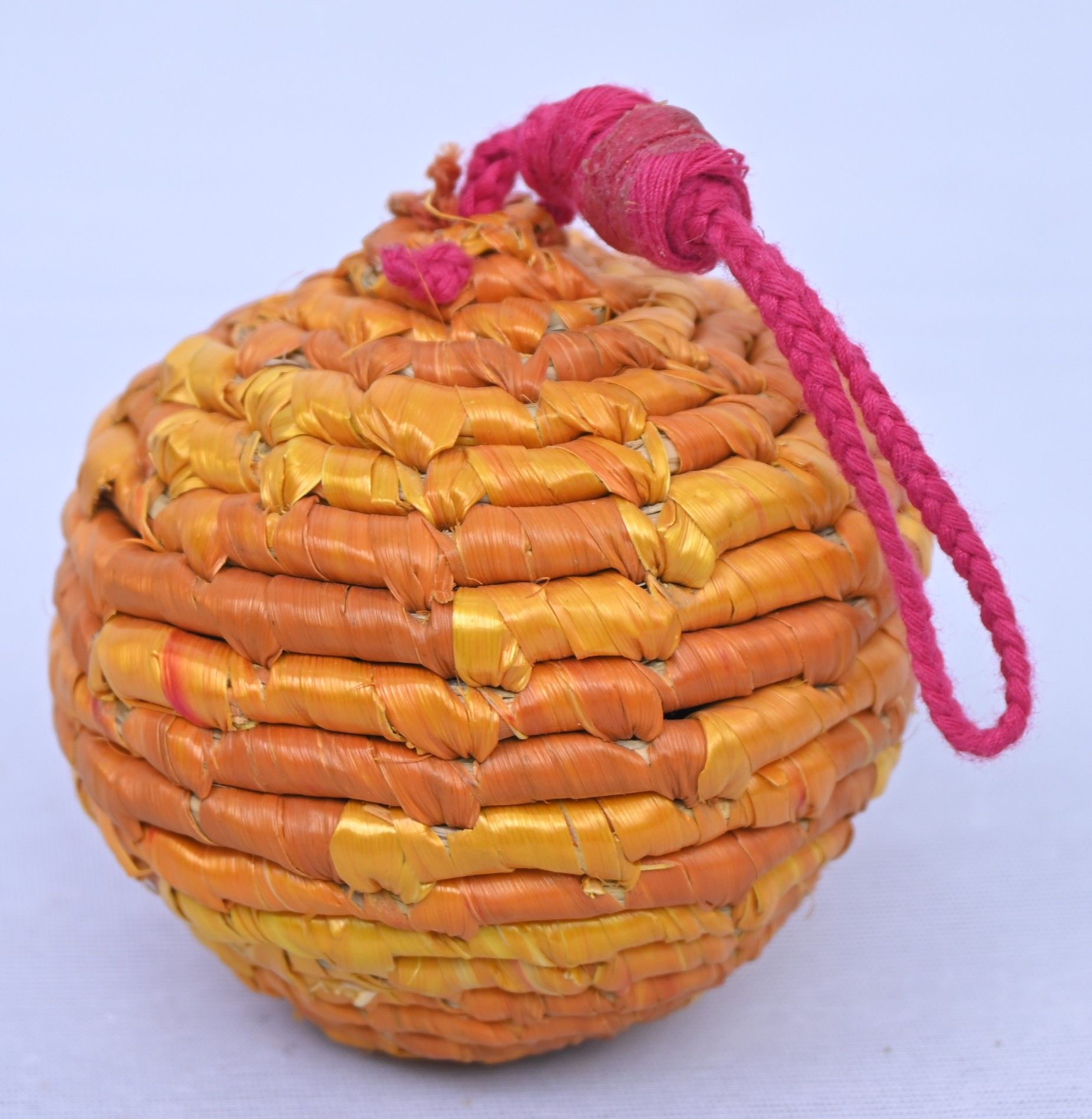 Handwoven Wheatgrass Decorative Ball