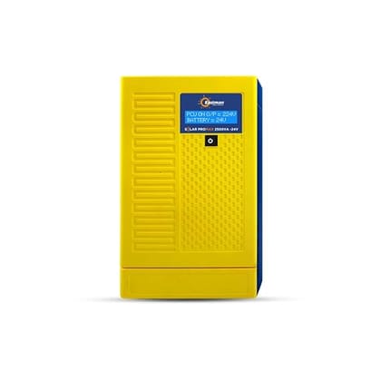 Eastman Solar Promax 2500VA/24V (MPPT) Off Grid Solar Inverter with Utility Power Factor Watt=VA, 43% More Loading Capacity | Warranty 36 Months on Product, 10 Years on Transformer