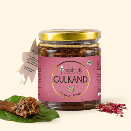 Praakritik Natural Kesar Elaichi Artisan Gulkand 250g